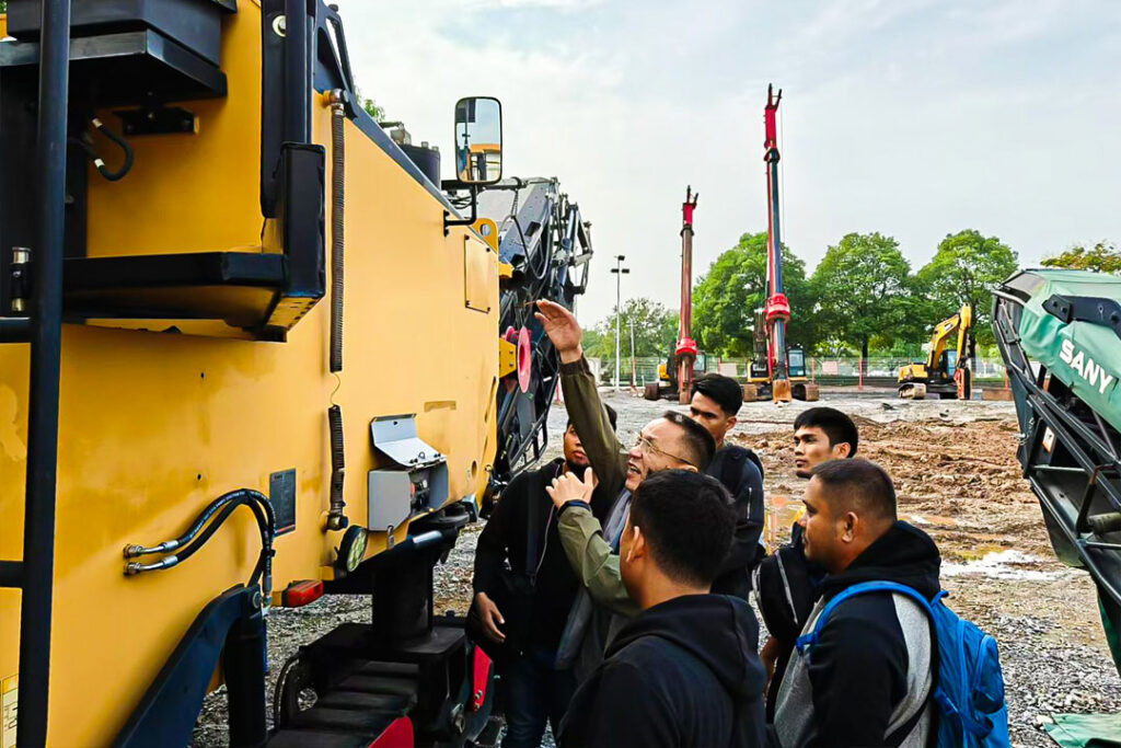 road construction equipment automation