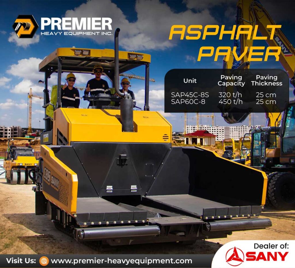 SAP60C-8 asphalt paver Philippines