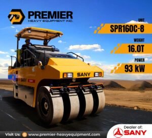 SPR160C-8 pneumatic tire roller