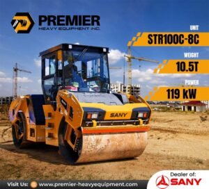 STR100C-8C tandem drum roller